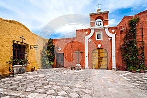 Old Spanish Colonial mansion, Arequipa, Peru photo