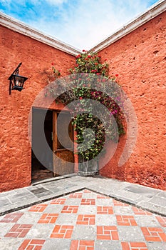 Old Spanish Colonial mansion, Arequipa, Peru photo