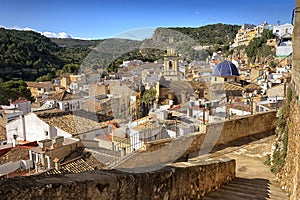 Old spanish medieval village