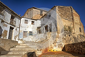 Old spanish medieval village