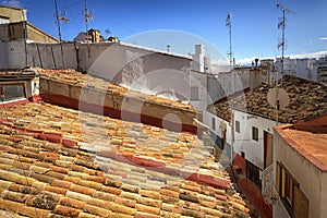 Old spanish medieval village