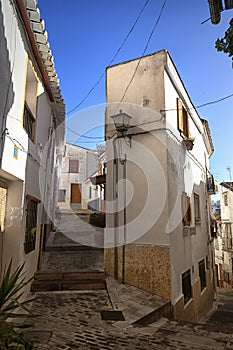 Old spanish medieval village