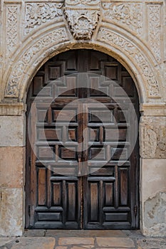 Old Spanish Mission Doors photo