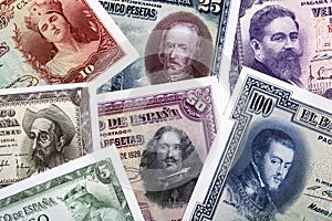 Old Spanish Peseta, a business background