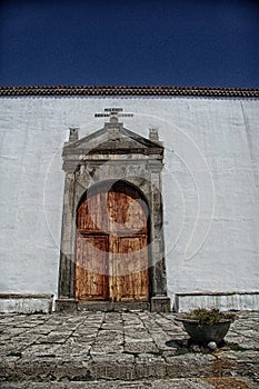 Old Spanish weathered door at Vilaflora, Tenerife