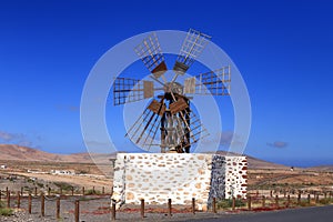 Old Spanish windmill for grinding grain