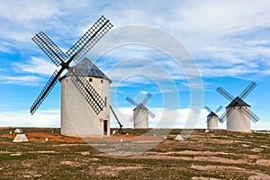 Old Spanish windmills