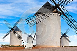 Old Spanish windmills