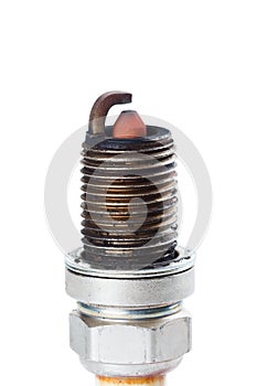 Old spark plug for a vehicle