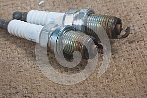 Old Spark plugs