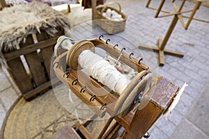 Old spinning machine