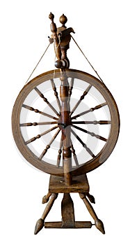 Old spinning wheel