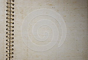 Old spiral bind album