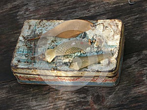 Old spoon-baits for fishing