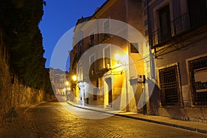 Old square in Cuenca. Spain