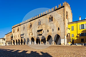 Old square in Mantova, Italy