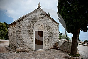 Old St. Nicholas church on Marjan, Split, Croatia