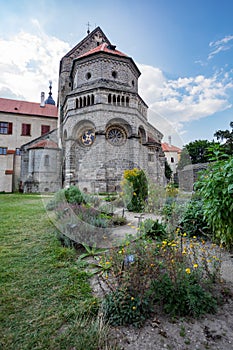 Old St. Procopius basilica and monastery, town Trebic, Czech Republic