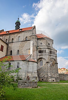 Old St. Procopius basilica and monastery, town Trebic, Czech Republic