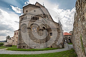 Old St. Procopius basilica and monastery, town Trebic, Czech Republic