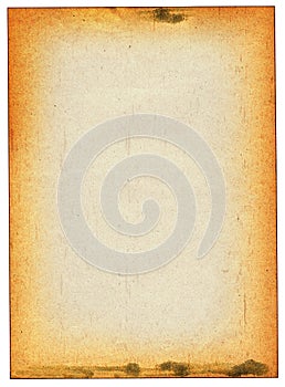 Old stained paper
