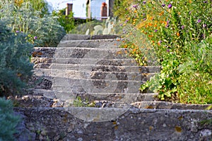 Old staircases in sicily