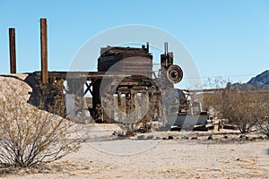 Old stamp mill, Mojave Desert Heritage and Cultural Association