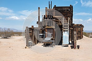 Old stamp mill, Mojave Desert Heritage and Cultural Association