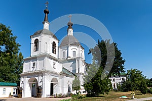 Old Starocherkassk Efremovsky monastery on summer day