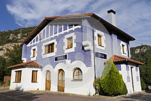 Old station in Ona, Burgos