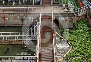 Old stationary snow-melting station, Moscow, Russia