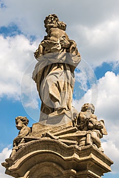 Old statue, monument in Kutna Hora