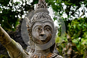 Old statue at Samui magic garden