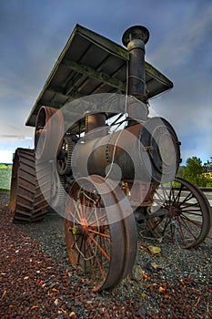 Old Steam Farm Tractor