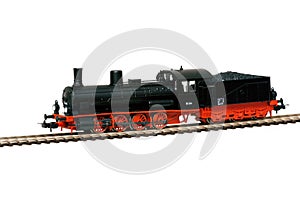 Old steam loco model photo