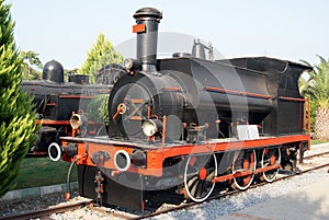 Old steam locomotive