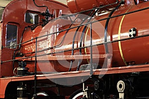 Old steam locomotive