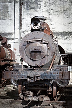 Old steam locomotive