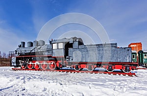 Old steam locomotive Nizhniy Novgorod