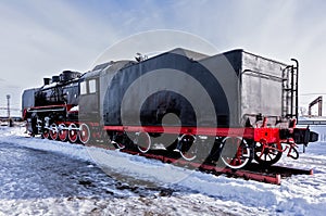 Old steam locomotive Nizhniy Novgorod