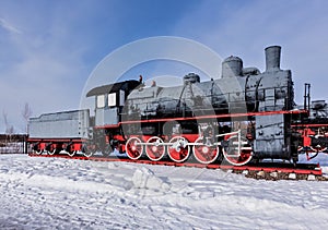 Old steam locomotive Nizhniy Novgorod