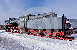 Old steam locomotive Nizhniy Novgorod