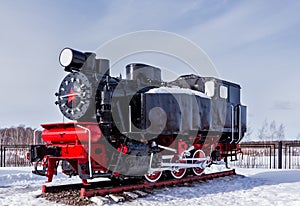 Old steam locomotive Nizhniy Novgorod