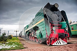 Old steam locomotives