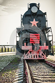 Old steam locomotives