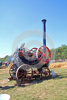 Old steam tractor
