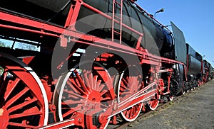 Old steam train