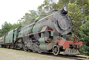 Old steam train
