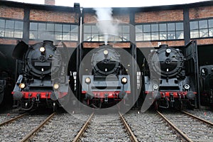 Old steamer locomotives