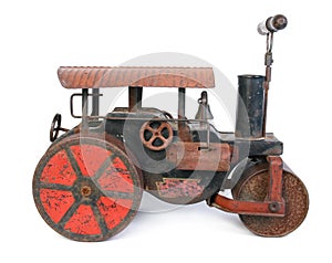 Old steamroller toy photo